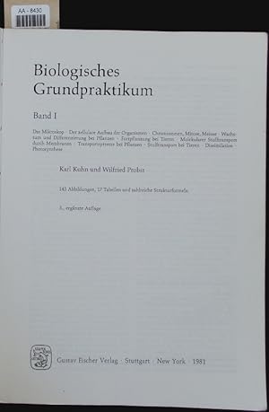 Bild des Verkufers fr Biologisches Grundpraktikum. zum Verkauf von Antiquariat Bookfarm