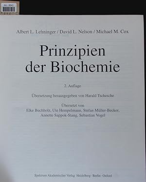 Bild des Verkufers fr Prinzipien der Biochemie. zum Verkauf von Antiquariat Bookfarm