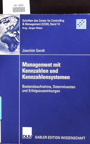 Seller image for Management mit Kennzahlen und Kennzahlensystemen. for sale by Antiquariat Bookfarm