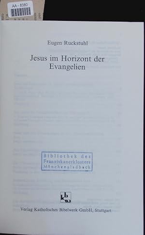 Bild des Verkufers fr Jesus im Horizont der Evangelien. zum Verkauf von Antiquariat Bookfarm