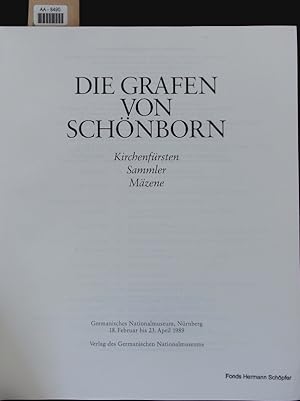 Image du vendeur pour Die Grafen von Schnborn. mis en vente par Antiquariat Bookfarm