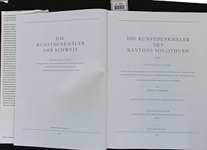 Bild des Verkufers fr Die Kunstdenkmler des Kantons Solothurn. zum Verkauf von Antiquariat Bookfarm