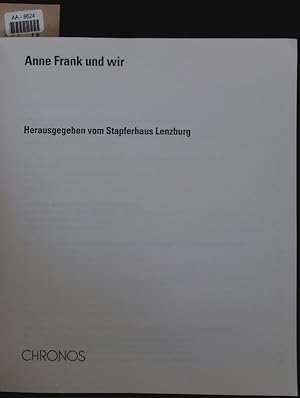 Seller image for Anne Frank und wir. for sale by Antiquariat Bookfarm