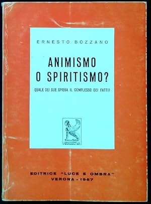 Animismo o spiritismo?