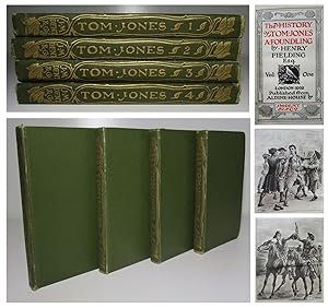 Image du vendeur pour THE HISTORY OF TOM JONES A Foundling In Four Slim Pocket Sized Volumes mis en vente par Andrew Cox PBFA