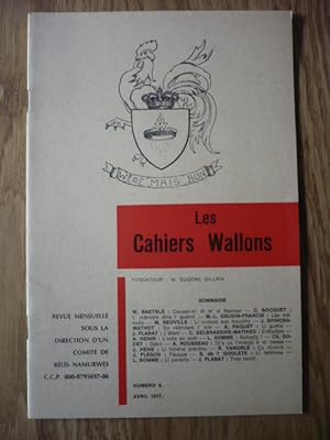 Les Cahiers Wallons N°4 - AVRIL 1977
