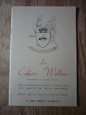Les Cahiers Wallons N°10 - OCTOBRE 1989