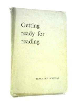 Seller image for Getting Ready For Reading: Teachers' Manual for sale by World of Rare Books