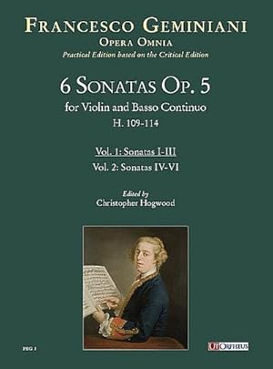 Bild des Verkufers fr 6 Sonaten op.5 Band 1 (Nr.1-3)fr Violine und Bc zum Verkauf von AHA-BUCH GmbH