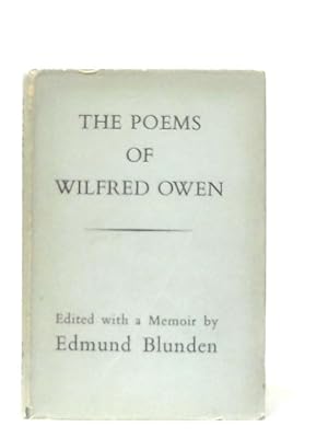 Image du vendeur pour The Poems Of Wilfred Owen mis en vente par World of Rare Books