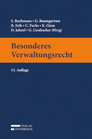 Bild des Verkufers fr Besonderes Verwaltungsrecht zum Verkauf von Studibuch