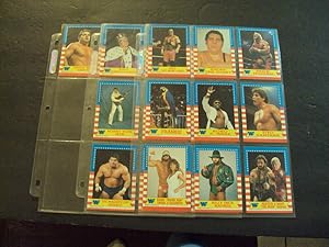 21 Wrestling Stars Cards #1-21 Topps 1987