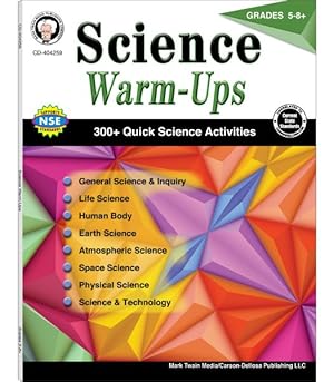 Imagen del vendedor de Science Warm-Ups, Grades 5 - 8+ a la venta por GreatBookPrices