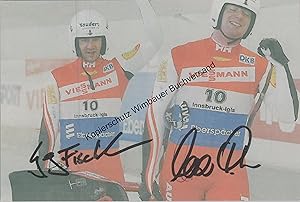 Bild des Verkufers fr Original Autogramme Peter Penz und Georg Fischer /// Autograph signiert signed signee zum Verkauf von Antiquariat im Kaiserviertel | Wimbauer Buchversand