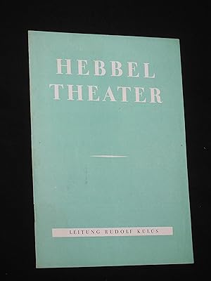 Bild des Verkufers fr Programmheft Hebbel-Theater Berlin um 1965. KRACH IM HINTERHAUS von Maximilian Bttcher. Regie: Willi Smann, Bhnenbild: Werner Viktor Tffling. Mit Edith Schollwer, Anneliese Priefert, Ingeborg Wellmann, Hugo Schrader, Lili Schoenborn, Gottfried Geissler, Annaliese Wrtz, Christin Hlzle, Joachim Cadenbach zum Verkauf von Fast alles Theater! Antiquariat fr die darstellenden Knste