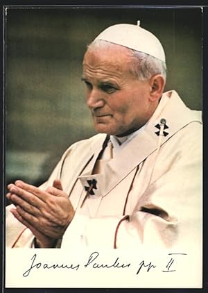 Bild des Verkufers fr Ansichtskarte Papst Johannes Paul II. zum Verkauf von Bartko-Reher