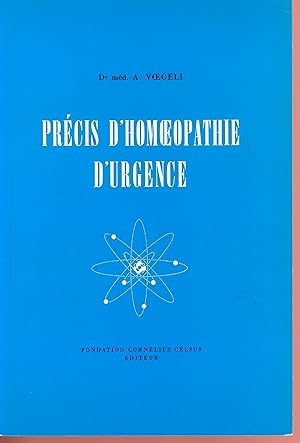 Précis d'homéopathie d'urgence