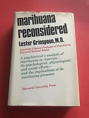 Seller image for Marihuana reconsidered for sale by Sheapast Art and Books