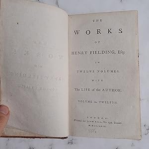 The works of Henry Fielding, Esq; volume 12