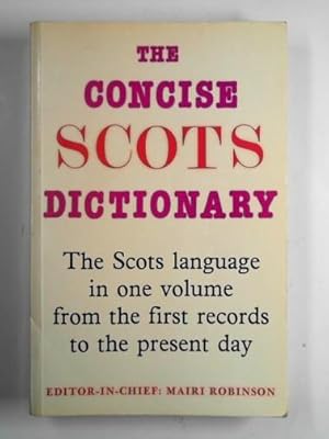 Seller image for The concise Scots dictionary for sale by Cotswold Internet Books