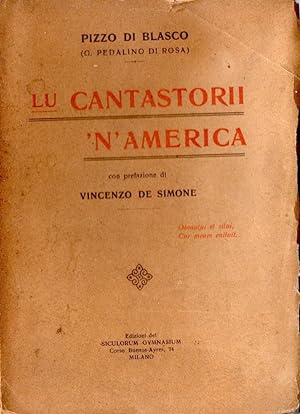 Immagine del venditore per Lu Cantastorii 'N' America venduto da Messinissa libri