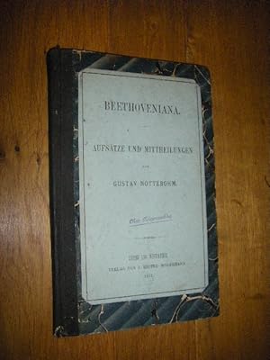 Beethoveniana. Aufsätze und Mitteilungen