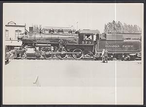 Seller image for Canadian Pacific Ry D9c 4-6-0 steam locomotive #573 photo for sale by The Jumping Frog