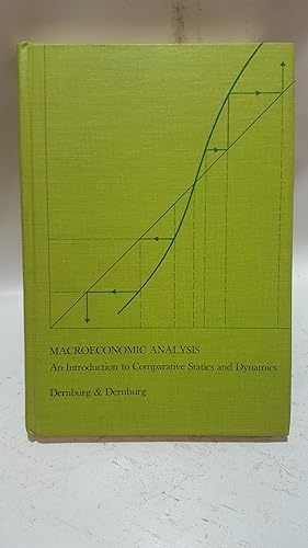 Seller image for MACROECONOMIC ANALYSIS for sale by Cambridge Rare Books