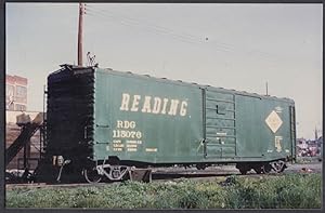 Immagine del venditore per Reading Railroad color photo: steel box car #115076 RDG 3-67 venduto da The Jumping Frog