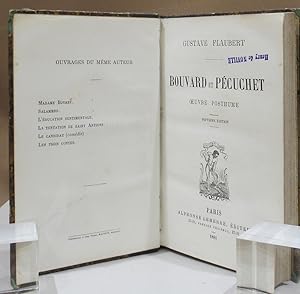 Bouvard et Pécuchet. Oeuvre posthume. Septieme Édition.