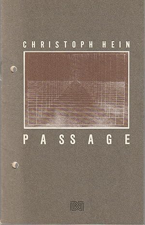 Bild des Verkufers fr Programmheft Christoph Hein PASSAGE Premiere 12. Januar 1988 Spielzeit 1987 / 88 Heft 7 zum Verkauf von Programmhefte24 Schauspiel und Musiktheater der letzten 150 Jahre