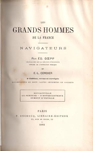 Seller image for Les grands hommes de la France-Navigateurs- for sale by JP Livres