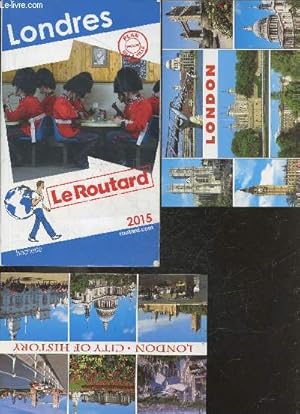 Bild des Verkufers fr Guide du Routard - Londres - Edition 2015 - plan dtachable manquant - inclus 2 cartes postales de Londres zum Verkauf von Le-Livre