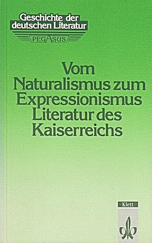 Bild des Verkufers fr Geschichte der deutschen Literatur, Bd.4, Vom Naturalismus zum Expressionismus, zum Verkauf von Die Buchgeister