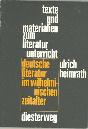 Bild des Verkufers fr Deutsche Literatur im Wilhelminischen Zeitalter. Kunsttheoretische Schriften und zum Verkauf von Die Buchgeister