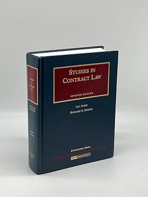 Seller image for Studies in Contract Law for sale by True Oak Books