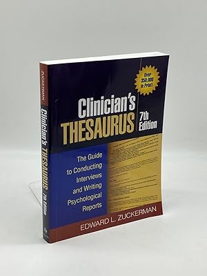 Immagine del venditore per Clinician's Thesaurus, 7Th Edition The Guide to Conducting Interviews and Writing Psychological Reports venduto da True Oak Books