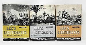 Bild des Verkufers fr (Three Volume Set) Lee's Lieutenants: A Study in Command Vol. 1, Manassas to Malvern Hill; Vol. 2, Cedar Mountain to Chancellorsville; Vol. 3, Gettysburg to Appomattox zum Verkauf von Underground Books, ABAA