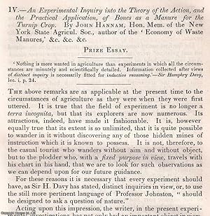 Image du vendeur pour An Experimental Inquiry into the Theory of the Action, & the Practical Application, of Bones as a Manure for the Turnip Crop. An original article from the Journal of the Royal Agricultural Society of England, 1845. mis en vente par Cosmo Books