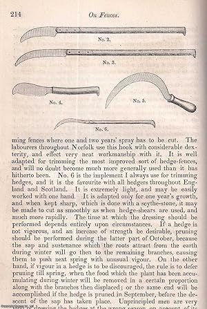 Immagine del venditore per Fences : Hedge-fencing. An original article from the Journal of the Royal Agricultural Society of England, 1845. venduto da Cosmo Books