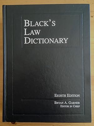 Seller image for Black's Law Dictionary (8th Edition) for sale by Stacks Abound Books