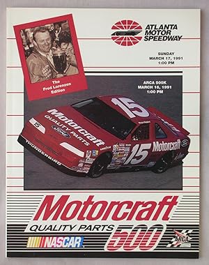 1991 Motorcraft Quality Parts 500 Program Guide