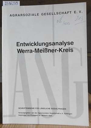 Seller image for Entwicklungsanalyse Werra-Meiner-Kreis. for sale by Versandantiquariat Trffelschwein