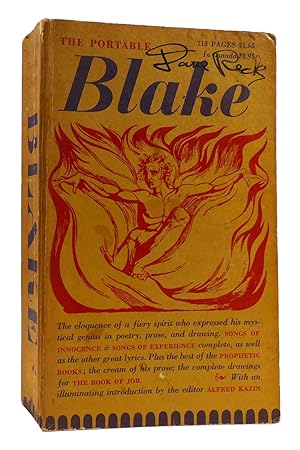 Seller image for THE PORTABLE BLAKE for sale by Rare Book Cellar