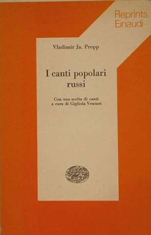 Seller image for I canti popolari russi. for sale by FIRENZELIBRI SRL