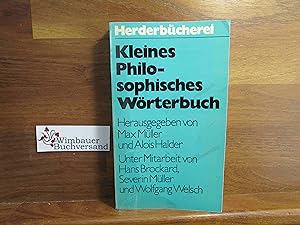 Imagen del vendedor de Kleines philosophisches Wrterbuch. a la venta por Antiquariat im Kaiserviertel | Wimbauer Buchversand