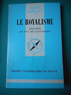 Seller image for Le royalisme for sale by Frederic Delbos