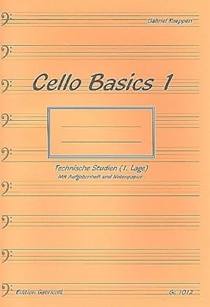 Bild des Verkufers fr Cello Basics Band 1 fr VioloncelloTechnische Studien (1.Lage) mit Aufgabenheft : und Notenpapier zum Verkauf von Smartbuy