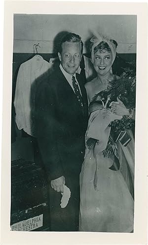 Original photograph of Jeanette MacDonald and Gene Raymond from 1954