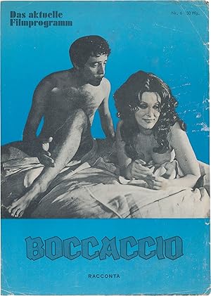 Bild des Verkufers fr Boccaccio [Nights of Boccaccio] (Original program from the 1972 film) zum Verkauf von Royal Books, Inc., ABAA